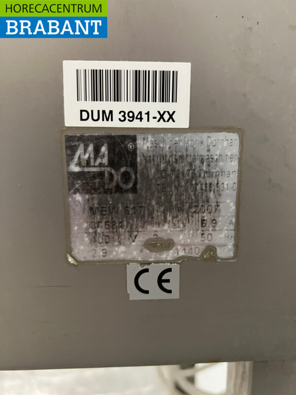 Hachoir MADO Optimo 32 en acier inoxydable Hachoir à viande 400V Boucherie – Image 6