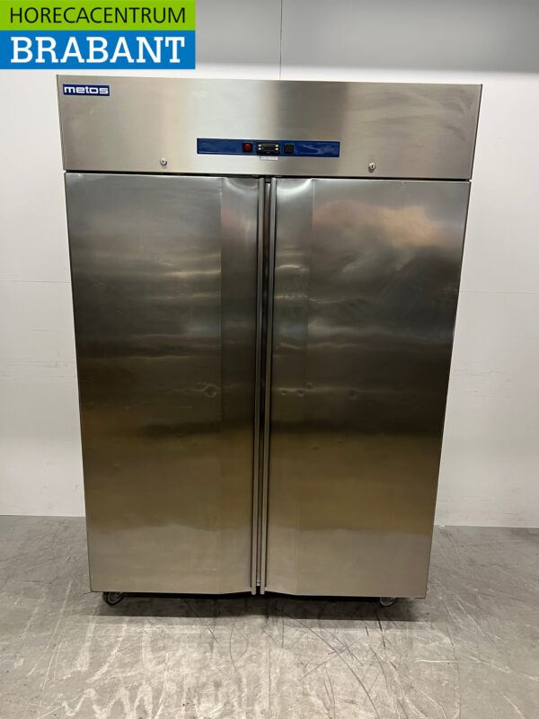 Réfrigérateur Metos à double porte en acier inoxydable 1400 litres 230V Horeca