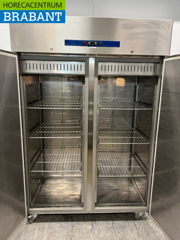 Réfrigérateur Metos à double porte en acier inoxydable 1400 litres 230V Horeca – Image 4