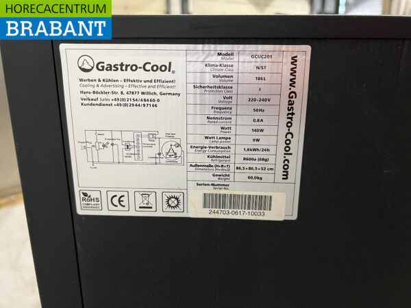 Réfrigérateur de bar Réfrigération de bar 87 cm 230V Horeca – Image 5