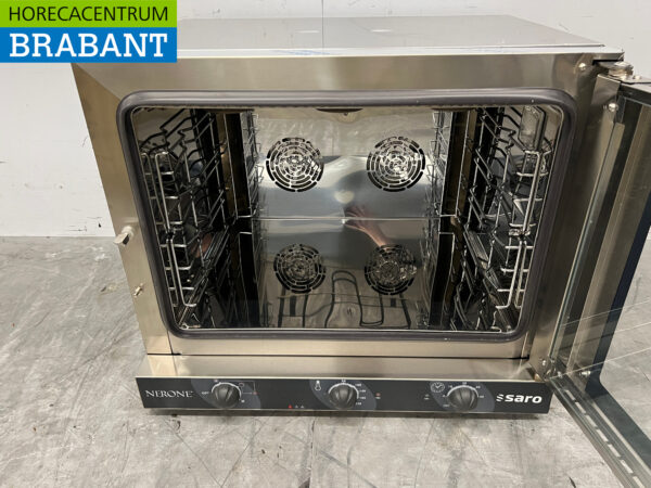 Four à convection Saro en acier inoxydable 4 x 1/1 GN 230V Horeca – Image 4