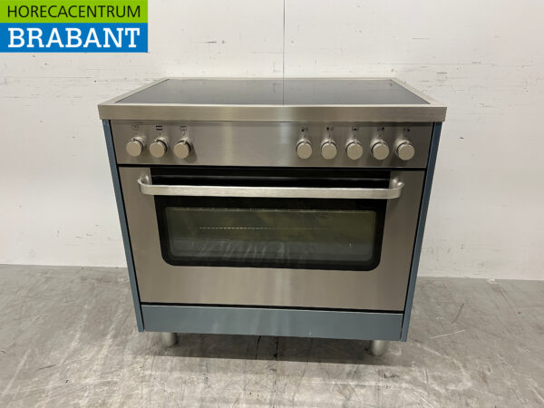 Plaque à induction Saro en acier inoxydable avec four électrique 400V Horeca