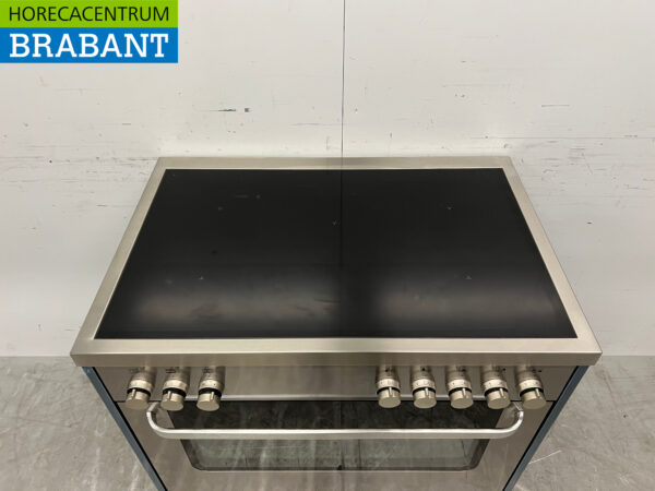 Plaque à induction Saro en acier inoxydable avec four électrique 400V Horeca – Image 4