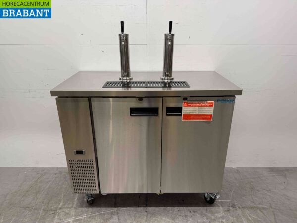 Polar G-Series direct draw keg beer dispenser, double tap 124.7 cm 230V Horeca