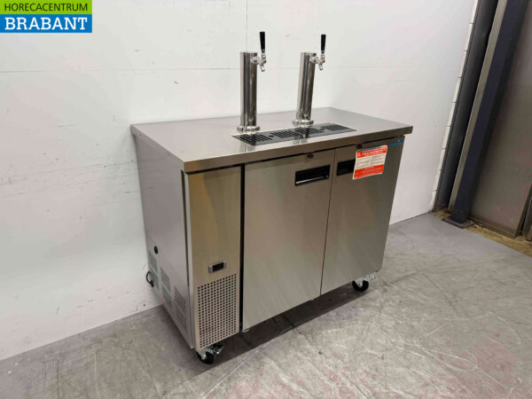 Polar G-Series direct draw keg beer dispenser, double tap 124.7 cm 230V Horeca – Image 2