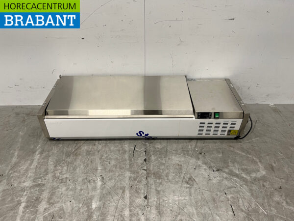 Acier inoxydable Saro Réfrigérateur de comptoir Saladière 4 x 1/3 GN 120 cm 230V Horeca