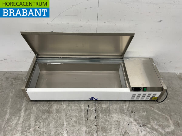 Acier inoxydable Saro Réfrigérateur de comptoir Saladière 4 x 1/3 GN 120 cm 230V Horeca – Image 4