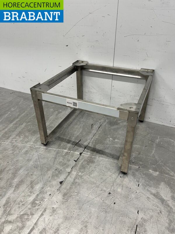 Socle en acier inoxydable pour lave-vaisselle Saro 58 x 58 x 40 cm Restauration – Image 2
