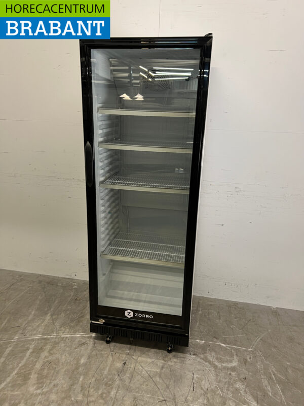 Zorro Réfrigérateur à porte vitrée 360 litres 230V Horeca