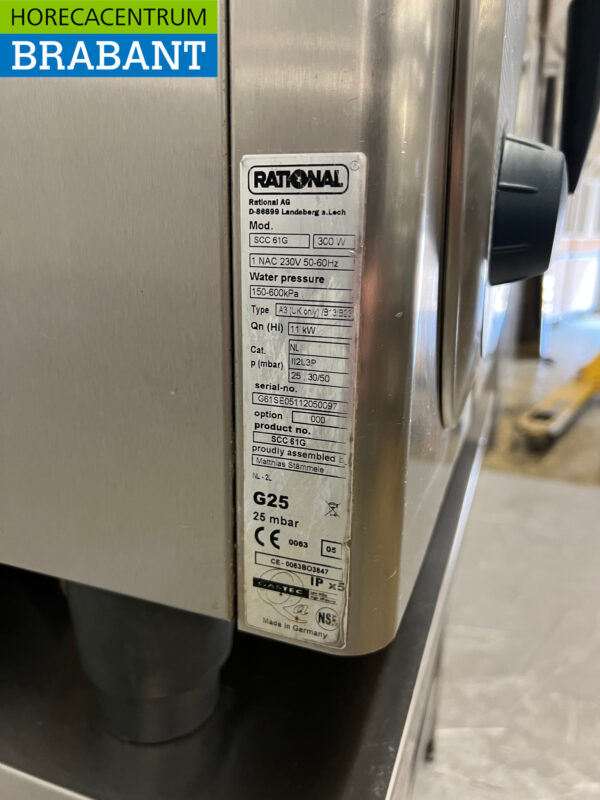 RVS Rational Self Cooking Center Combisteamer 6 x 1/1 GN Gaz naturel/230V Horeca – Image 8