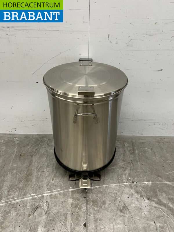 Poubelle Saro en acier inoxydable pour la restauration