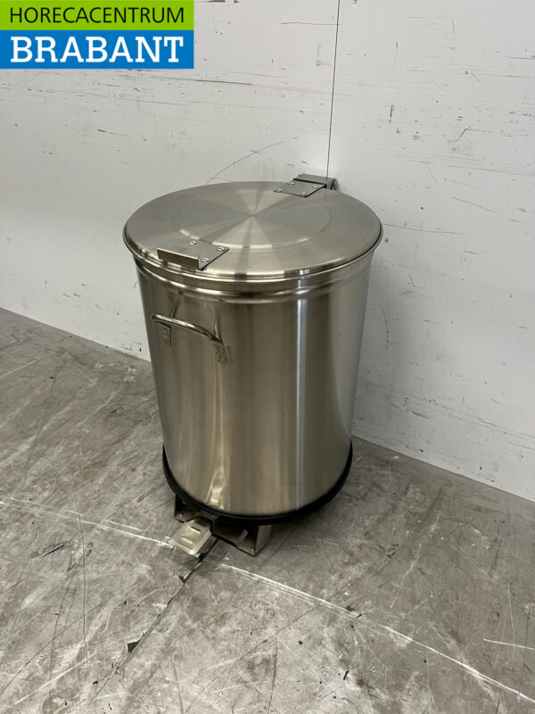 Poubelle Saro en acier inoxydable pour la restauration – Image 2