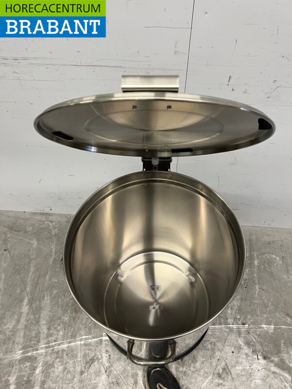 Poubelle Saro en acier inoxydable pour la restauration – Image 4