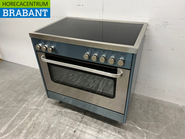 Plaque à induction Saro en acier inoxydable avec four électrique 400V Horeca – Image 3