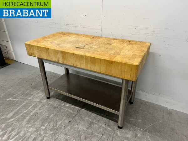 Joko Bloc à hacher en bois 121.5 cm Restauration Boucherie – Image 2