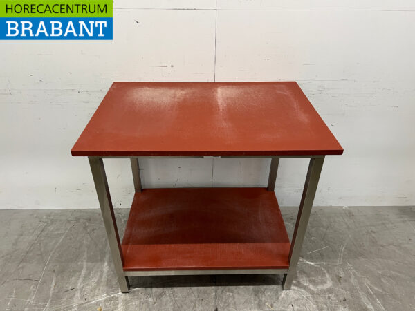 Table de découpe en acier inoxydable Polyéthylène 100 x 70 x 94 cm Restauration Boucherie