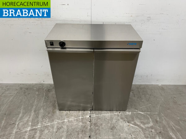 Chauffe-assiettes Saro en acier inoxydable 120 assiettes jusqu'à 30 cm 230V Horeca