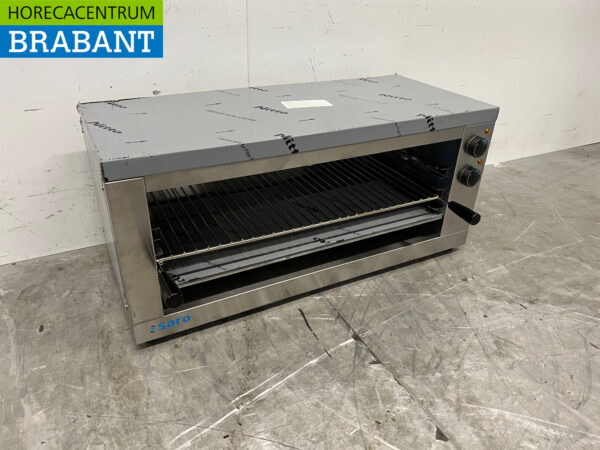 Gril salamandre Saro en acier inoxydable 80 cm 230V – Image 3