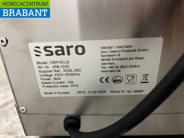 Gril salamandre Saro en acier inoxydable 80 cm 230V – Image 4