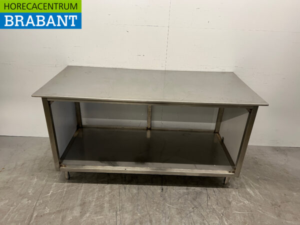 Table de travail en acier inoxydable 170 x 79,5 x 88,5 cm Horeca
