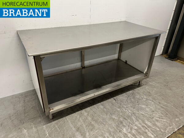 Table de travail en acier inoxydable 170 x 79,5 x 88,5 cm Horeca – Image 3