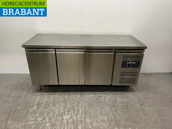 Table de travail réfrigérée Ecofrost en acier inoxydable 179,5 cm 230V Horeca