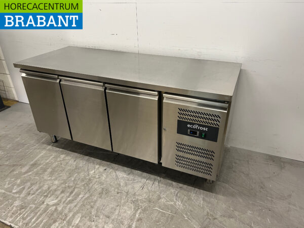 Table de travail réfrigérée Ecofrost en acier inoxydable 179,5 cm 230V Horeca – Image 2