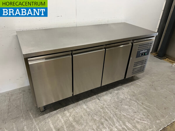 Table de travail réfrigérée Ecofrost en acier inoxydable 179,5 cm 230V Horeca – Image 3