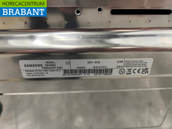 Micro-ondes en acier inoxydable Samsung 1100 Watt 230V Horeca – Image 5