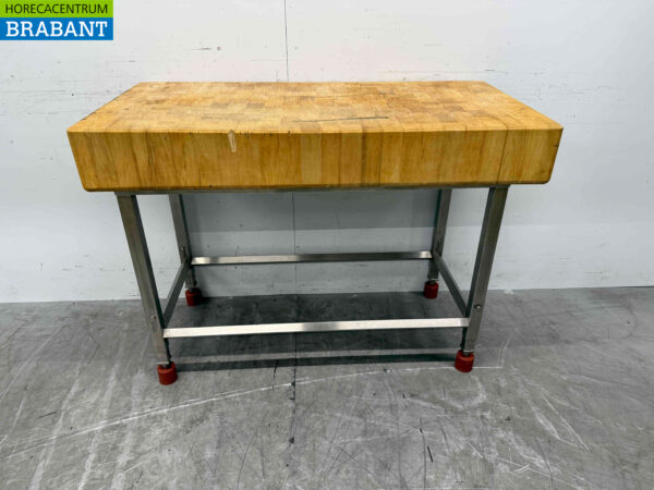 Joko Bloc à hacher avec base en acier inoxydable 121 cm Restauration Boucherie