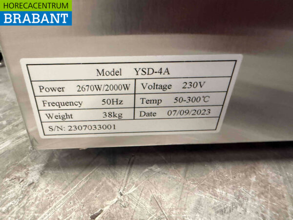 Four à convection à air chaud Saro en acier inoxydable 230V Horeca – Image 5