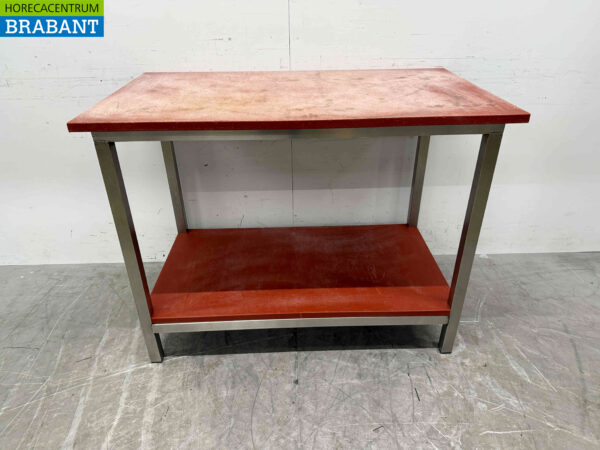 Table de découpe en acier inoxydable Polyéthylène PE 120 x 70 x 91 cm Restauration Boucherie
