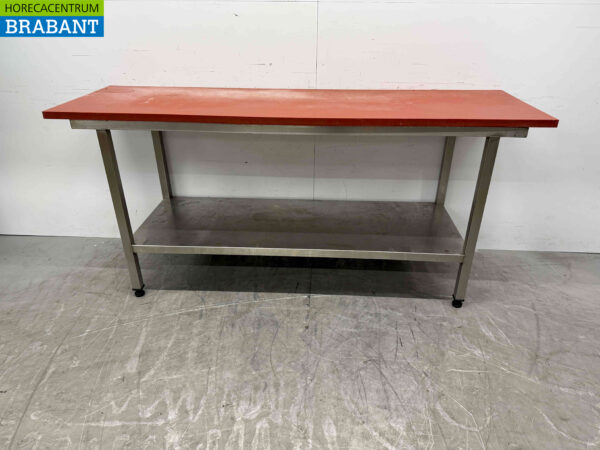 Table de découpe en acier inoxydable Polyéthylène PE 200 x 60 x 90,5 cm Restauration Boucherie