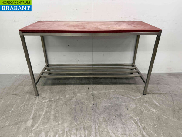 Table de découpe en acier inoxydable Polyéthylène PE 150 x 60 x 87,5 cm Restauration Boucherie
