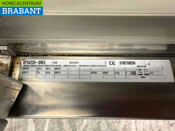 Réfrigérateur Gram Blastchiller en acier inoxydable Réfrigérateur à chocs 10 x 1/1 GN ou 60/40 cm 400V Horeca – Image 6