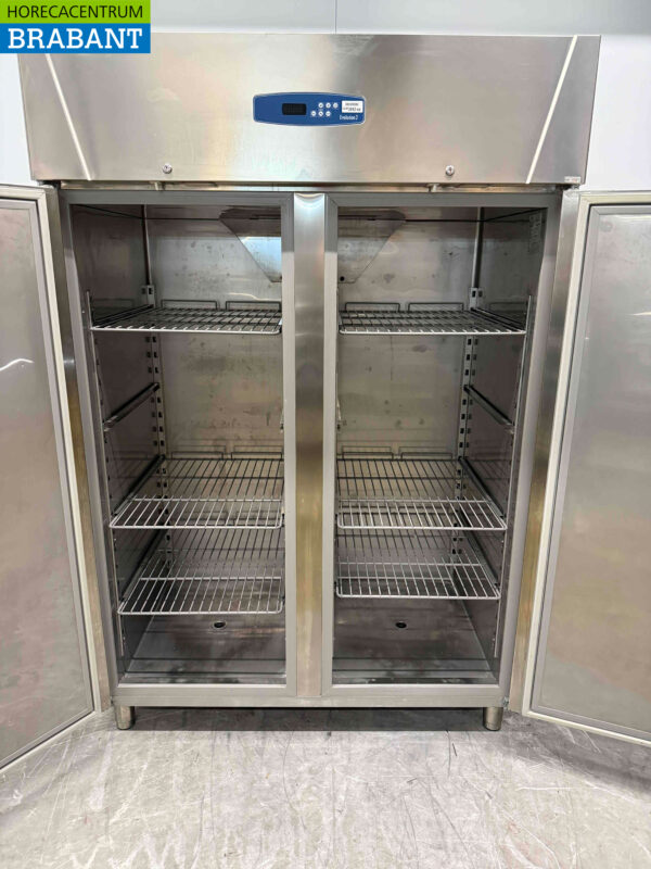 Réfrigérateur double porte Alinox Evolution 2 en acier inoxydable 1400 litres 230V Horeca – Image 4