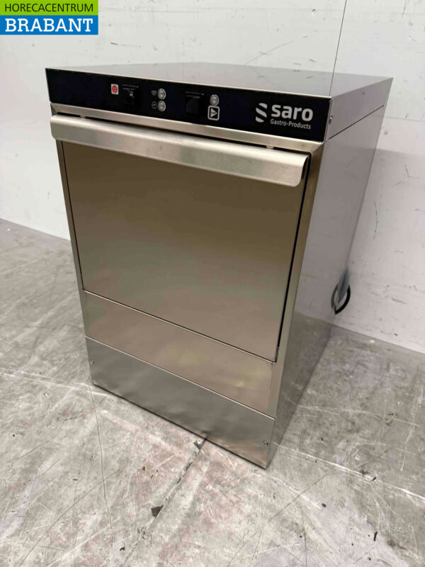 Acier inoxydable Saro Freiburg Lave-vaisselle Lave-verres avec pompe de dosage de savon 230V Horeca – Image 2