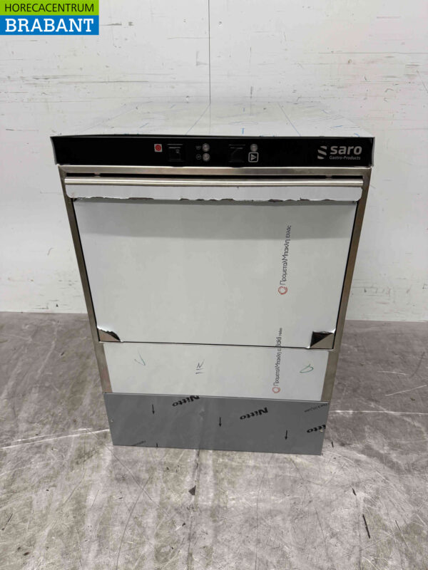 Lave-vaisselle Saro Marburg en acier inoxydable avec pompe de dosage de savon 230V Horeca
