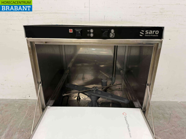 Lave-vaisselle Saro Marburg en acier inoxydable avec pompe de dosage de savon 230V Horeca – Image 4