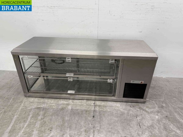 Gamko en acier inoxydable Vitrine réfrigérée Vitrine à pâtisserie 131 cm 230V Restauration (kopie) – Image 4