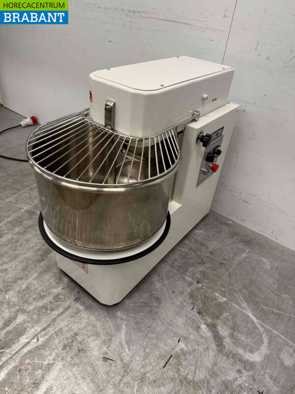 Pétrin spirale HCB en acier inoxydable 40 litres 400V Horeca – Image 2