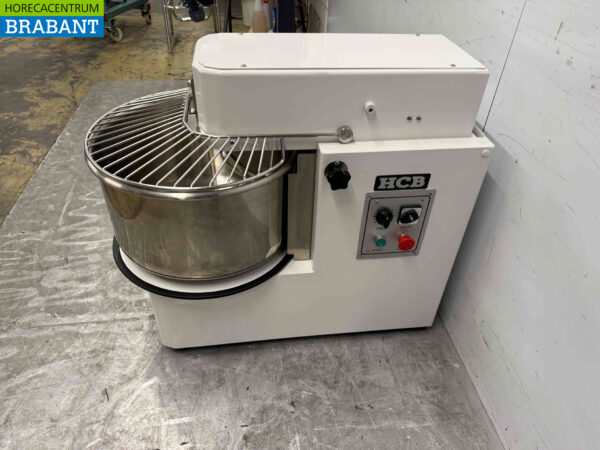 Pétrin spirale HCB en acier inoxydable 40 litres 400V Horeca – Image 3