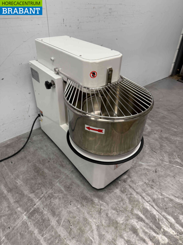 Pétrin spirale HCB en acier inoxydable 40 litres 400V Horeca – Image 4