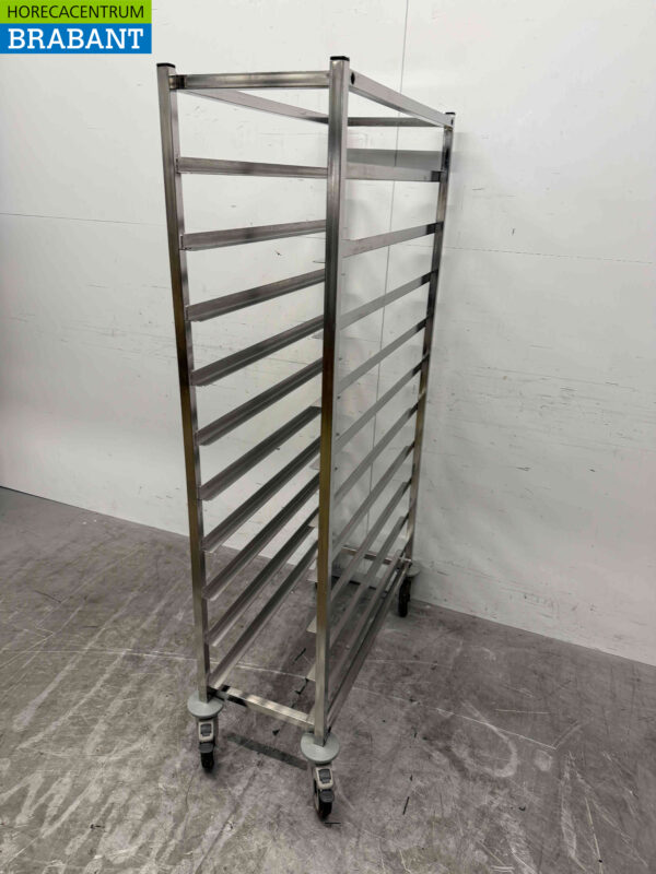 Chariot Regal en acier inoxydable 10 x 30/87 cm Horeca – Image 3
