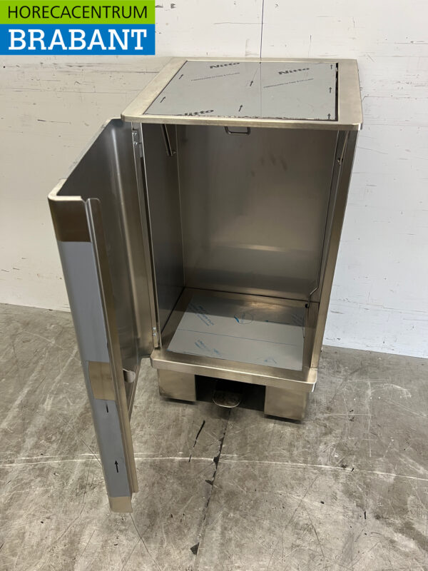 Saro en acier inoxydable Porte-sac à déchets Poubelle Soft Close 120 litres Restauration – Image 5