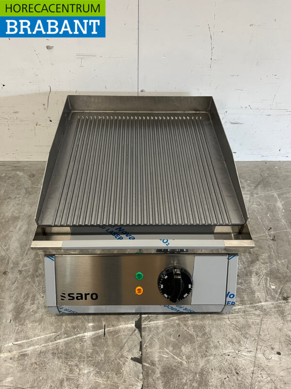Planche à griller Saro en acier inoxydable 39,5 cm 230V Horeca