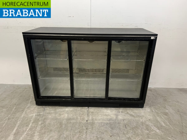 Refroidissement du bar Refroidissement du bar arrière 3 portes coulissantes 133,5 cm 230V Horeca