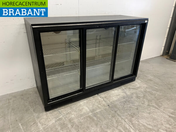 Refroidissement du bar Refroidissement du bar arrière 3 portes coulissantes 133,5 cm 230V Horeca – Image 3