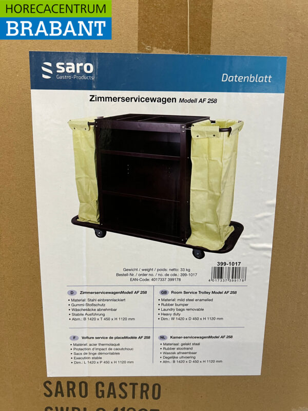 Saro AF260 Chariot de service en salle Mobile Catering