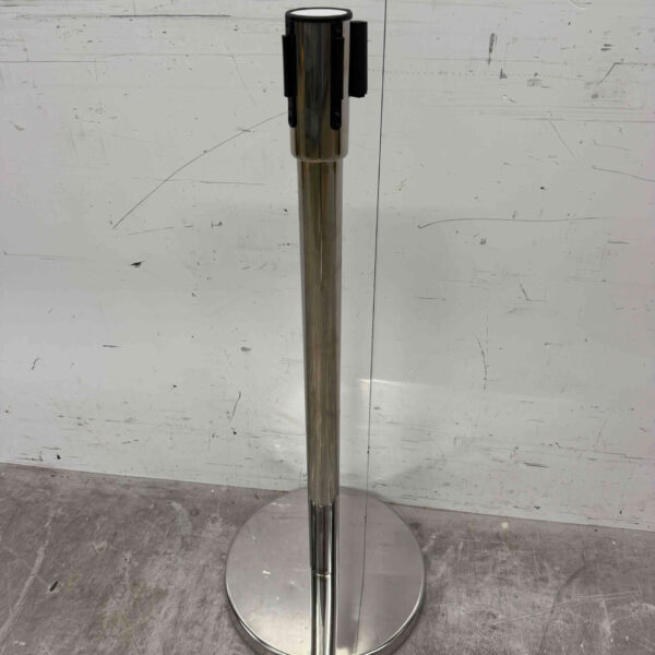 Poteau de sortie Saro en acier inoxydable bande bleue Restauration